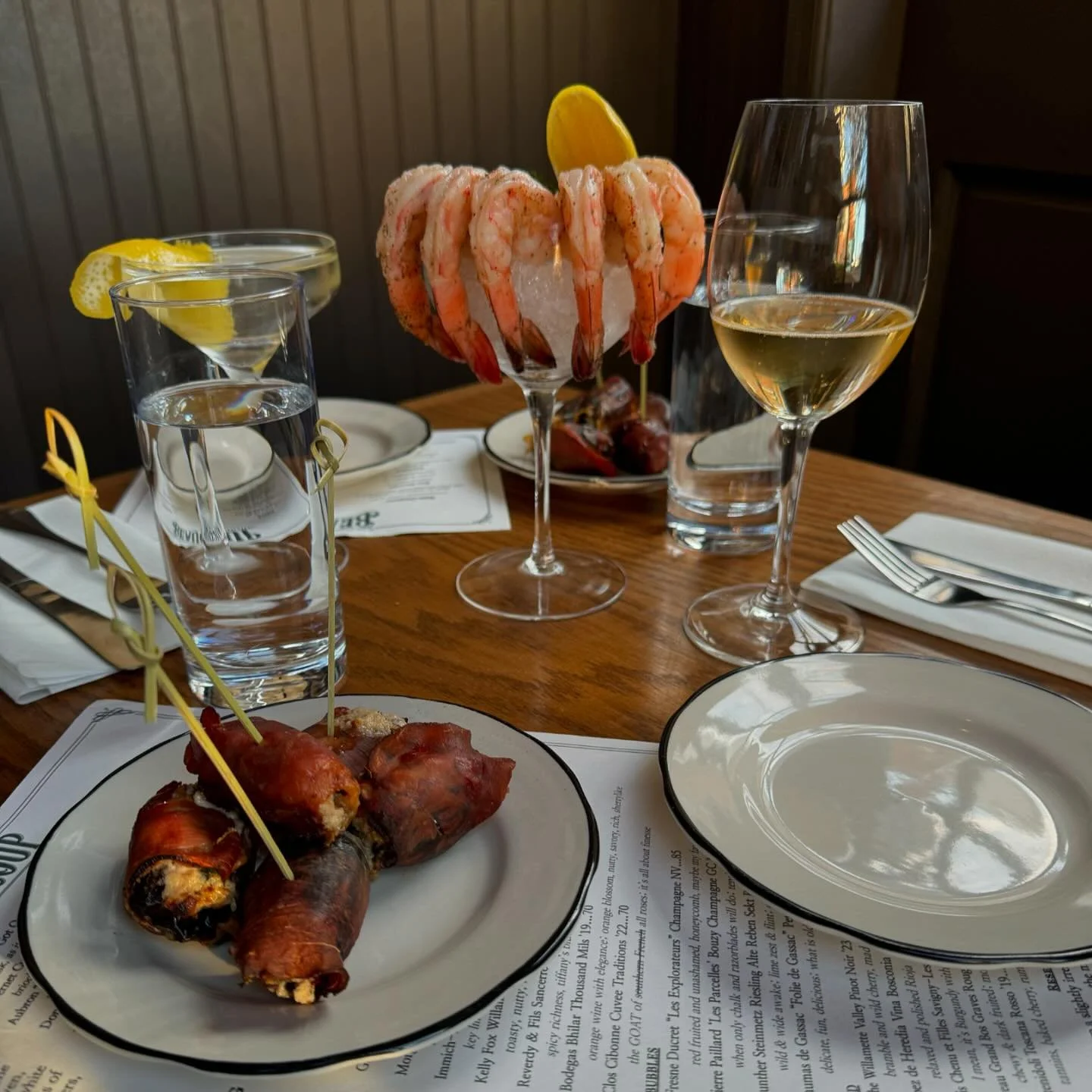 Beaucoup signature dishes Banh Xeo (sizzling crepe), Cha Gio (crispy spring rolls), seasonal vegetable dishes, natural wine pairings.
